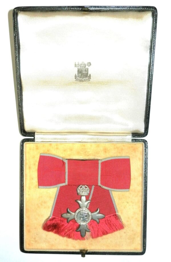 Most Excellent Order of the British Empire (Civil) 2nd Type. in Gallantry & honours