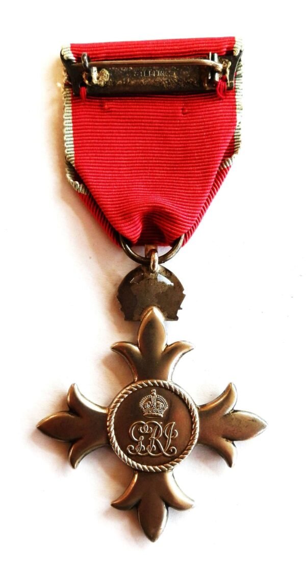 Most Excellent Order of the British Empire (Civil) 2nd Type. in Gallantry & honours