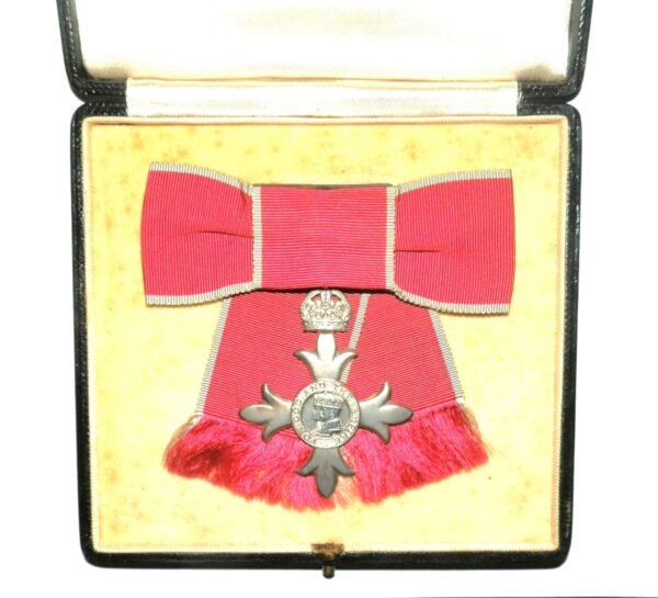 Most Excellent Order of the British Empire (Civil) 2nd Type. in Gallantry & honours