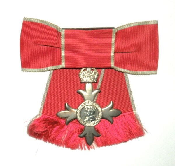 Most Excellent Order of the British Empire (Civil) 2nd Type. in Gallantry & honours