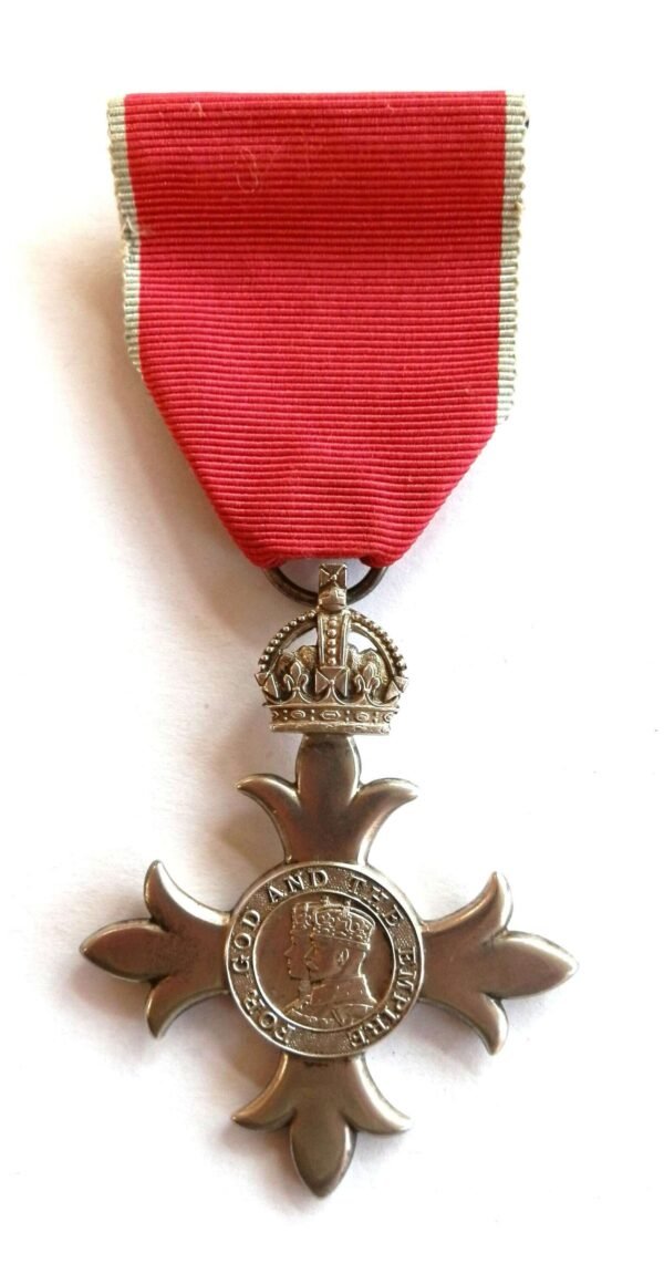 Most Excellent Order of the British Empire (Civil) 2nd Type. in Gallantry & honours