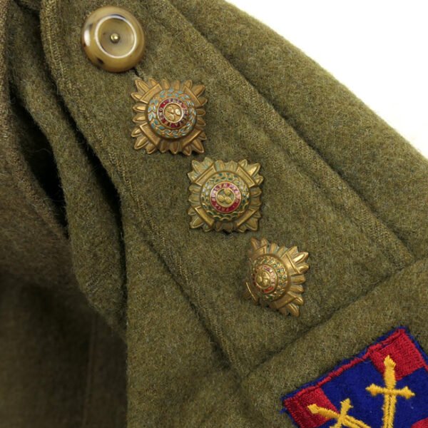Named British P37 HQ 21st Army Group Captain's Battle Dress Jacket