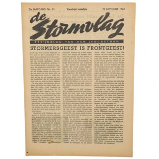 NJS (Jeugdstorm) 'de Stormvlag' Newspaper