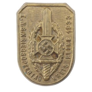 'Ⅰ.N.S. Kriegsopfertag Kreis Peine' 1933 Tinnie