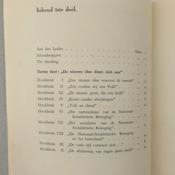 NSB Book: 'Voor Volk en Vaderland'