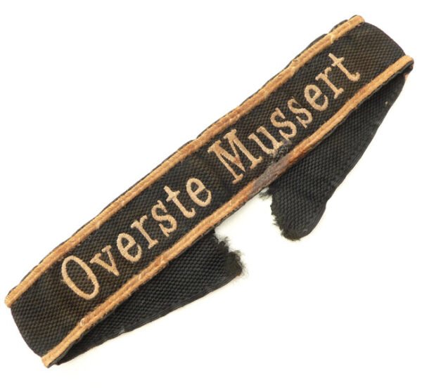 NSB 'Overste Mussert' Cufftitle
