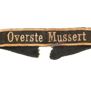 NSB 'Overste Mussert' Cufftitle