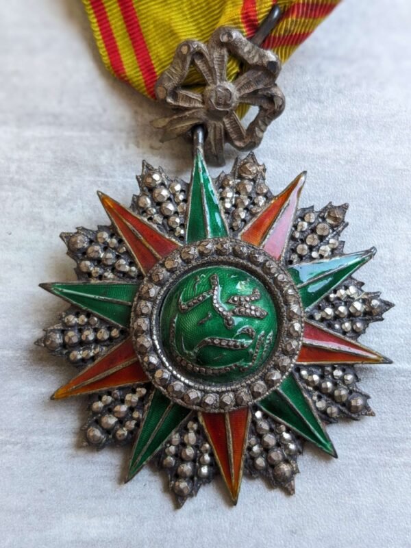 Order of Nichan Iftikhar of the French Protectorate of Tunisia, Commander Class in Gallantry & honours