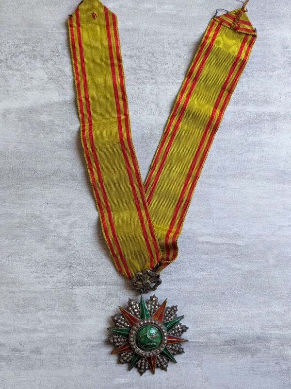 Order of Nichan Iftikhar of the French Protectorate of Tunisia, Commander Class in Gallantry & honours