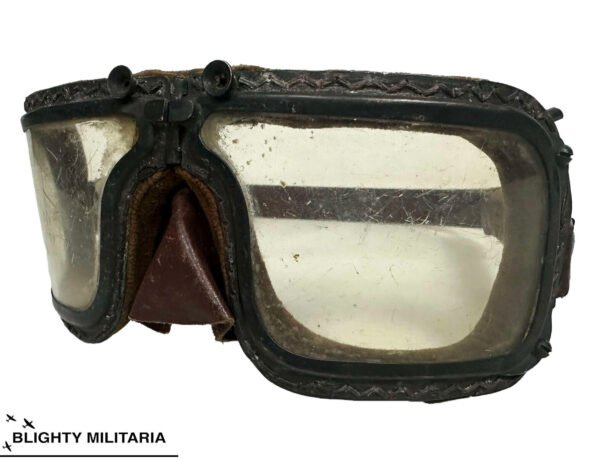 Original 1939 Dated RAF MKIII Flying Goggles - Blenheim Pilot Attributed in Flying helmets