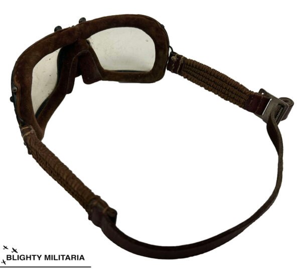 Original 1939 Dated RAF MKIII Flying Goggles - Blenheim Pilot Attributed in Flying helmets