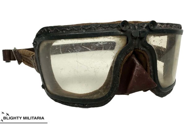 Original 1939 Dated RAF MKIII Flying Goggles - Blenheim Pilot Attributed in Flying helmets