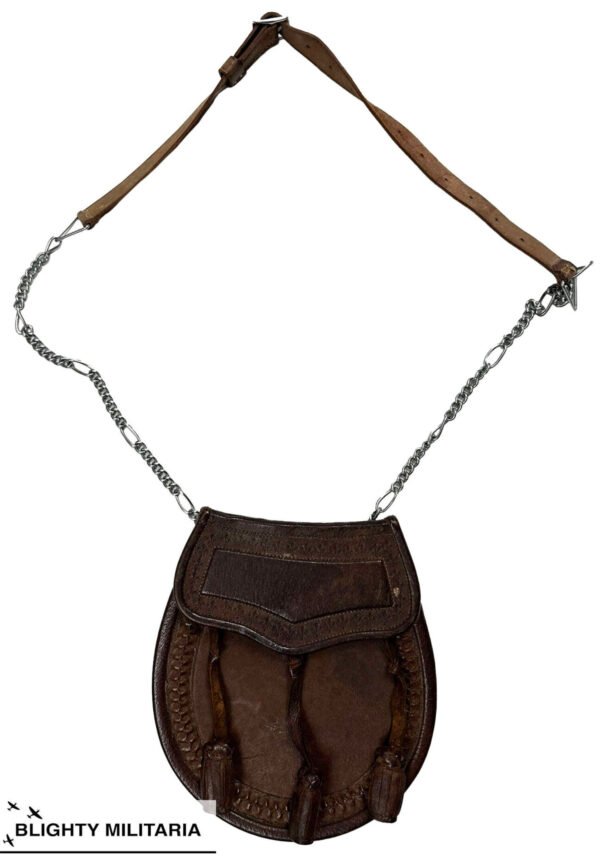 Original 1940s Leather Sporran by 'R W Forsyth' in General