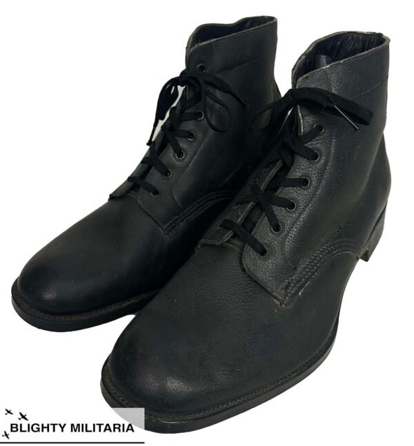 Original 1943 Dated British Police Boots - Size 10 in Boots, shoes & footwear