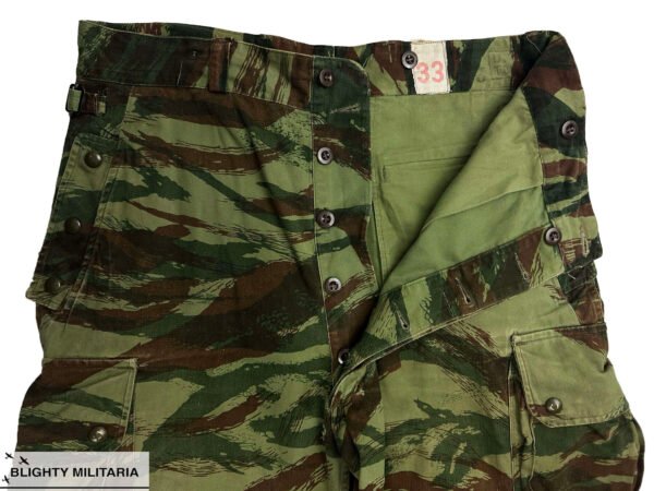 Original 1950s French Army TAP 47/56 Lizard Camouflage Trousers in Trousers & shorts