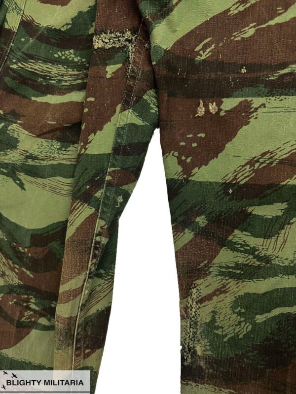 Original 1950s French Army TAP 47/56 Lizard Camouflage Trousers in Trousers & shorts