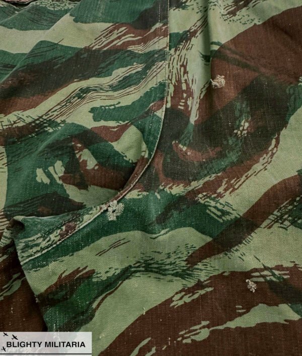 Original 1950s French Army TAP 47/56 Lizard Camouflage Trousers in Trousers & shorts