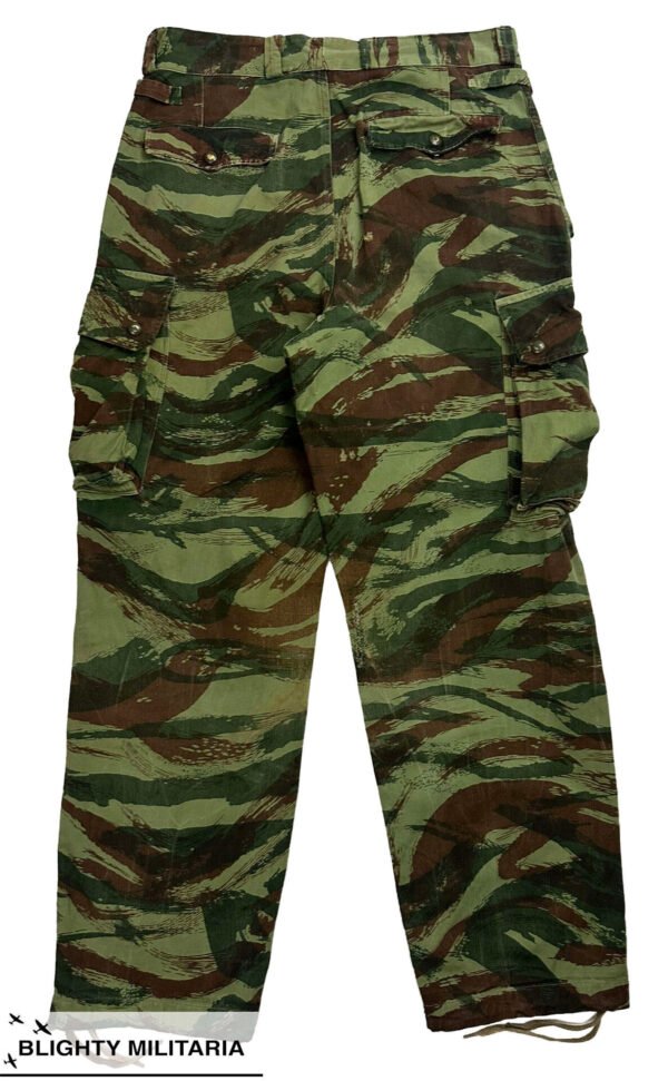 Original 1950s French Army TAP 47/56 Lizard Camouflage Trousers in Trousers & shorts