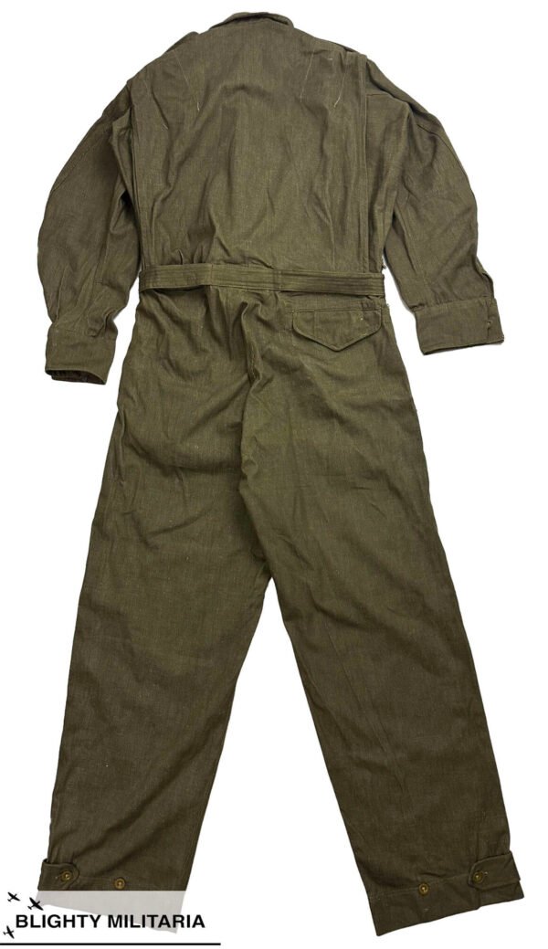 Original 1952 Dated British Army Denim Tank Suit - Size 3 in Overalls