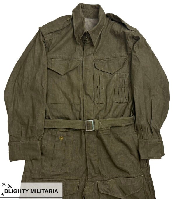 Original 1952 Dated British Army Denim Tank Suit - Size 3 in Overalls