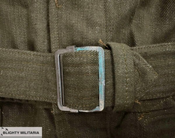 Original 1952 Dated British Army Denim Tank Suit - Size 3 in Overalls