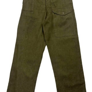 Original 1956 Dated British Denim Battledress Trousers - Size 7 in Trousers & shorts