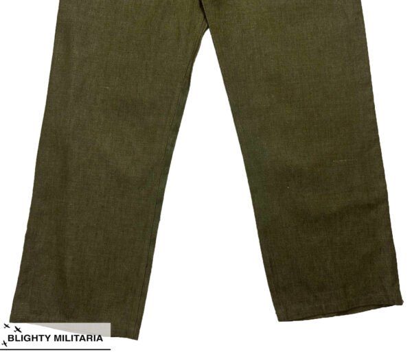 Original 1956 Dated British Denim Battledress Trousers - Size 7 in Trousers & shorts