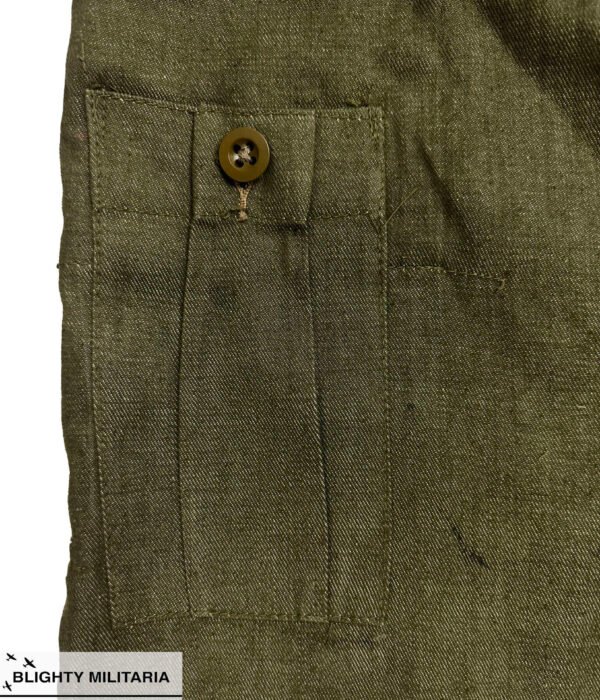 Original 1956 Dated British Denim Battledress Trousers - Size 7 in Trousers & shorts