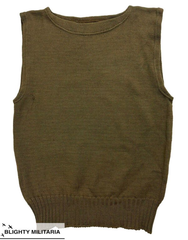 Original WW2 US Army Boat Neck Sleeveless Sweater in Jumpers, smocks and tops