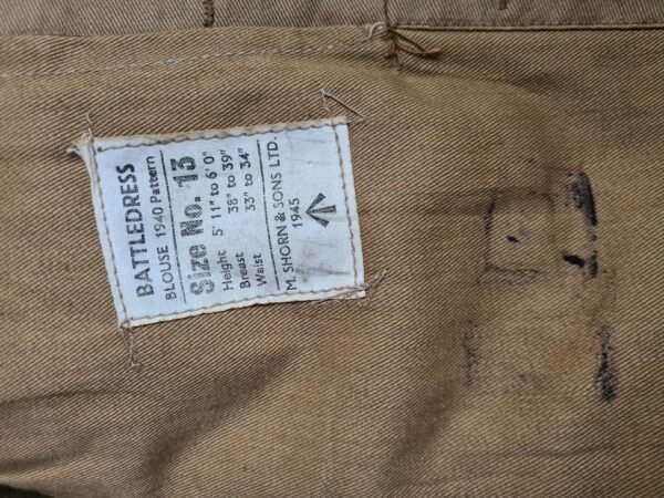 P40 battledress Intelligence Corps 1945 in WW2 jackets & coats