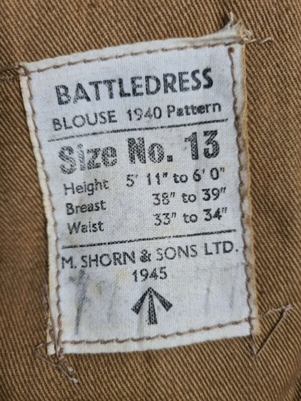 P40 battledress Intelligence Corps 1945 in WW2 jackets & coats