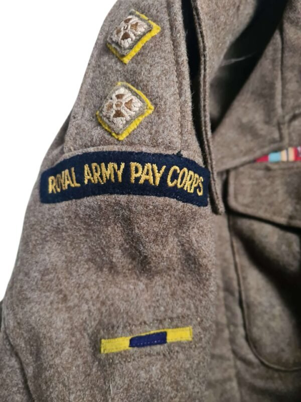 P40 officer battledress Royal Army Pay Corps 1942 in WW2 jackets & coats