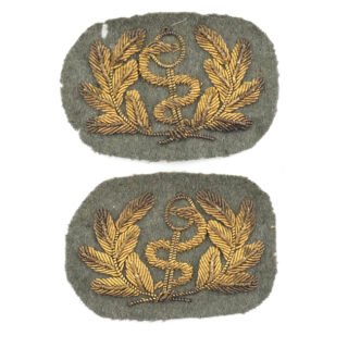 Pair of Dutch Medical Service Collar Insignia