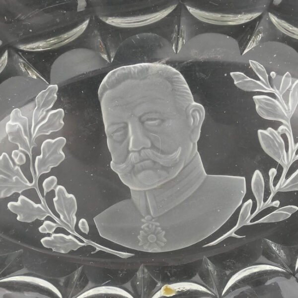 'Paul von Hindenburg' Glass Plate