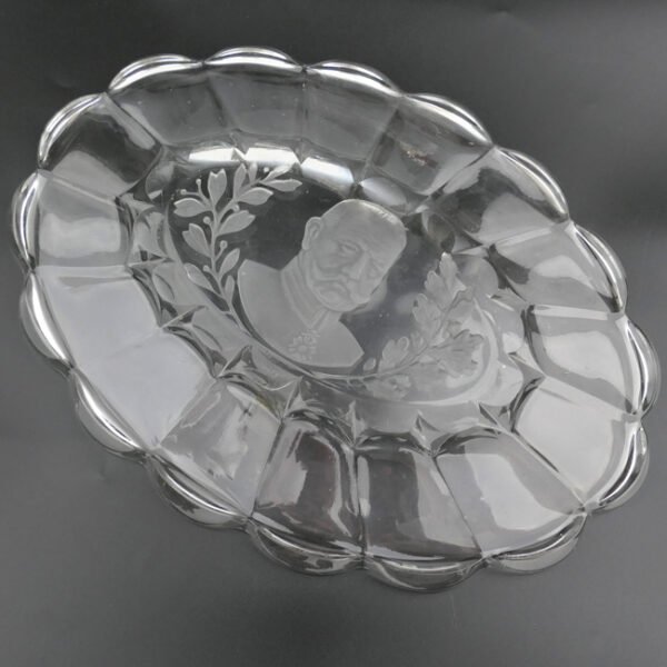 'Paul von Hindenburg' Glass Plate