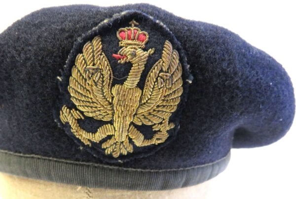 Post 1953 14th / 20th Hussars Officers Dark Blue Beret in General