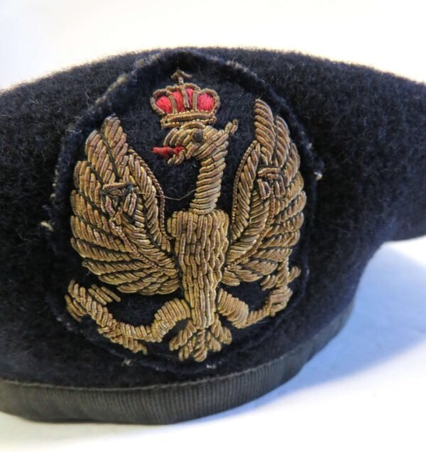 Post 1953 14th / 20th Hussars Officers Dark Blue Beret in General
