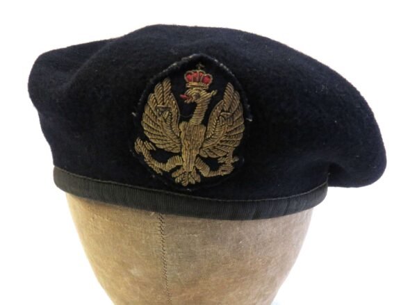 Post 1953 14th / 20th Hussars Officers Dark Blue Beret in General