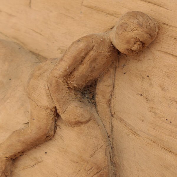 POW Trench Art Wooden Wall Relief