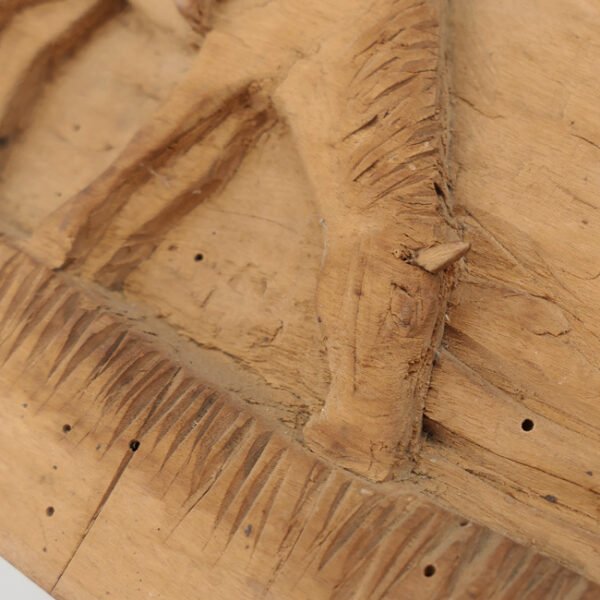 POW Trench Art Wooden Wall Relief