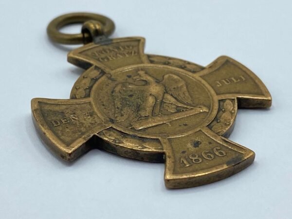 Pre WW1 1866 Prussian Battle Of Königgrätz Commemorative Cross Medal in General medals