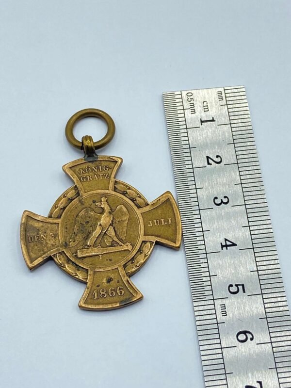 Pre WW1 1866 Prussian Battle Of Königgrätz Commemorative Cross Medal in General medals
