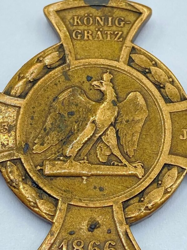 Pre WW1 1866 Prussian Battle Of Königgrätz Commemorative Cross Medal in General medals