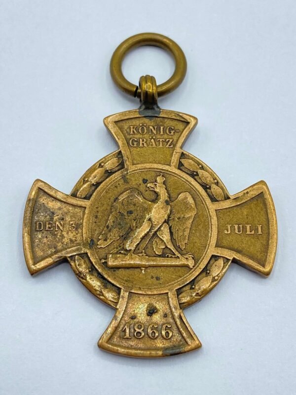 Pre WW1 1866 Prussian Battle Of Königgrätz Commemorative Cross Medal in General medals