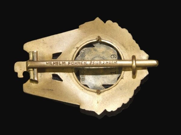 Published TeNo Honour Badge 1922 with Original Award Case & Book. in Gallantry & honours