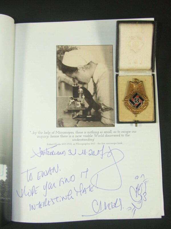 Published TeNo Honour Badge 1922 with Original Award Case & Book. in Gallantry & honours