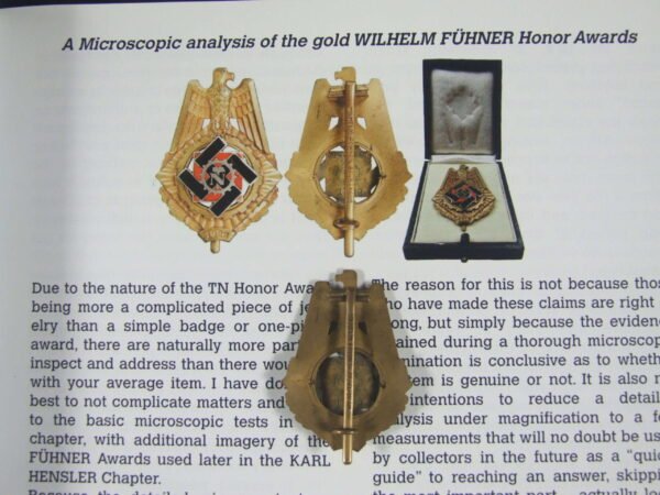 Published TeNo Honour Badge 1922 with Original Award Case & Book. in Gallantry & honours