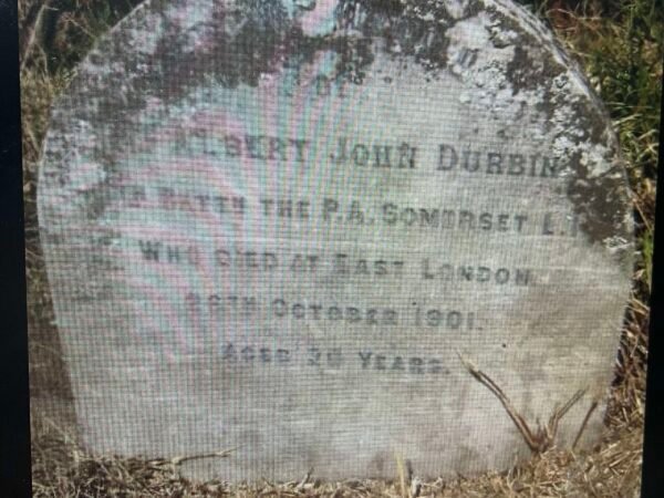 Queens South Africa Medal. Durbin. Somerset Light Infantry. Died in service. Bedminster. in Casuality