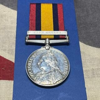 Queens South Africa Medal. Durbin. Somerset Light Infantry. Died in service. Bedminster. in Casuality