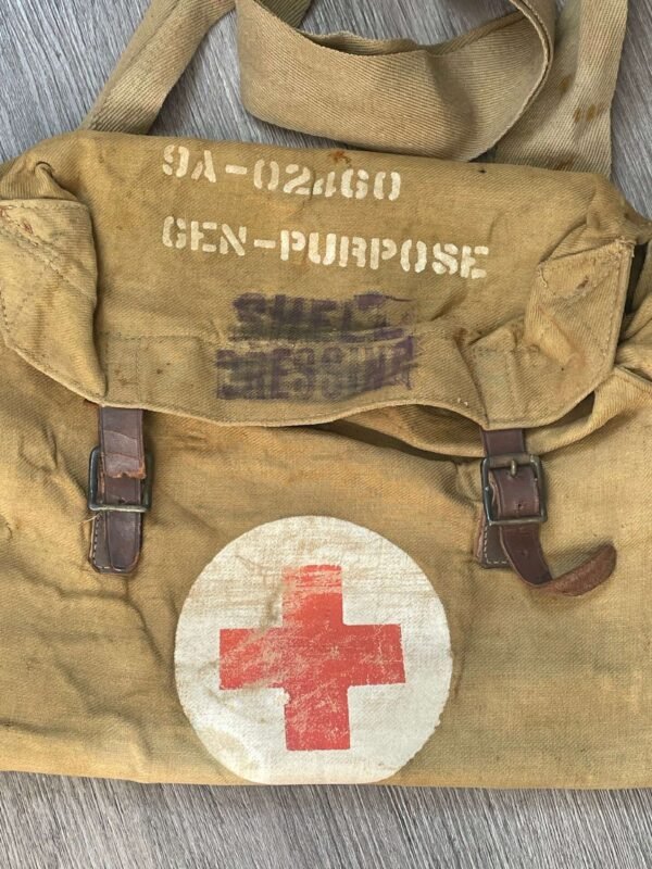 Rare Authentic Original WW2 British Army dressing bag 1940 Dunkirk Evacuation. in Survival & First Aid